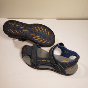 Teva Youth Shoc Pad Sandals Size 4 Blue